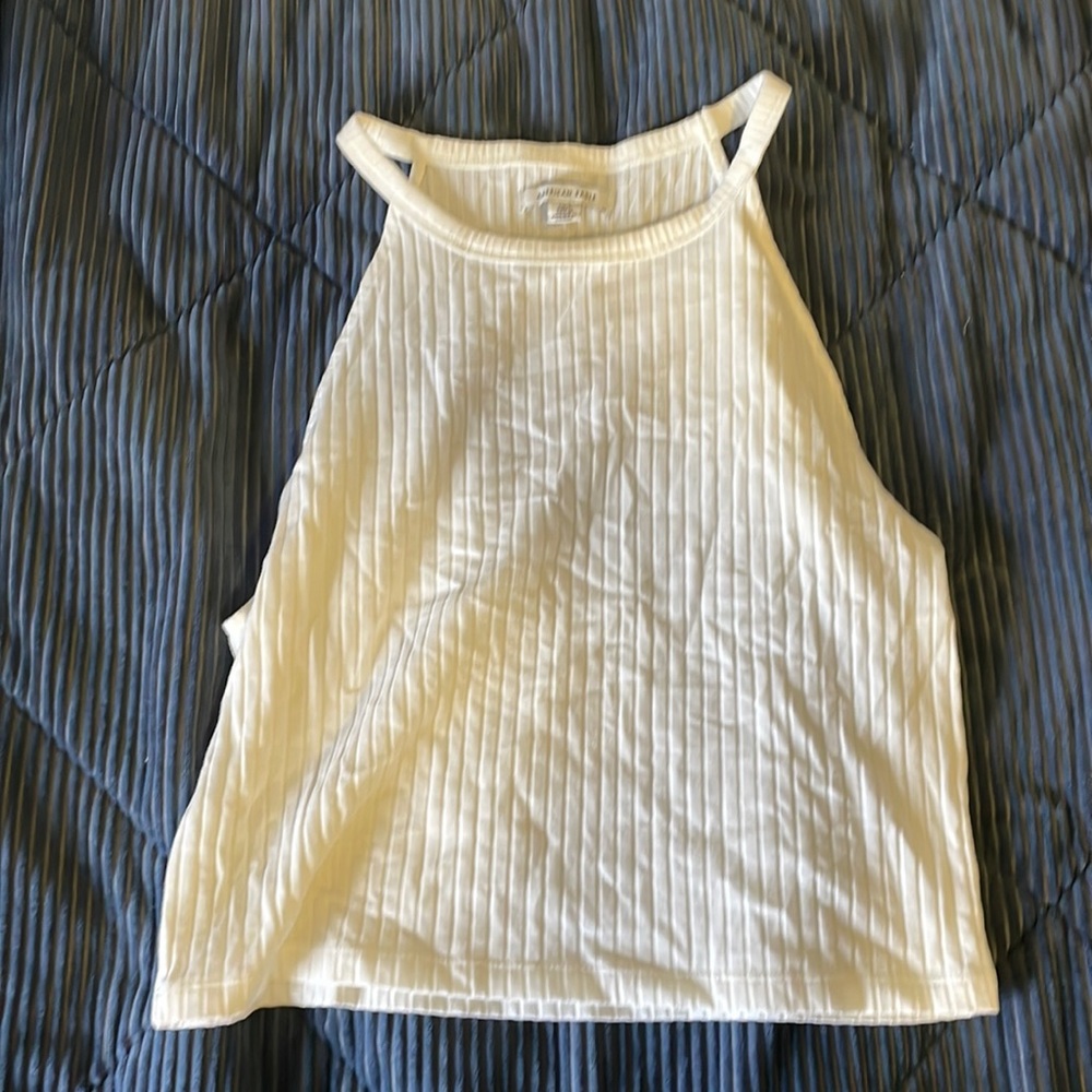 White crop top